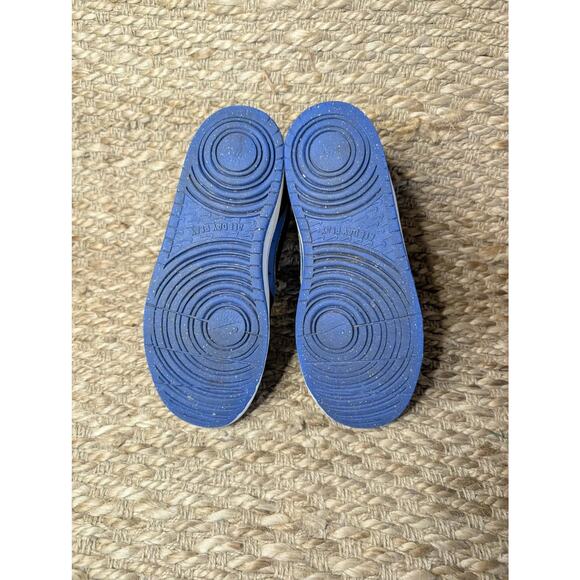 Nike Boys Court Borough Mid CD7782-404 Blue Basketball Shoes Sneakers Size 7Y - Picture 6 of 7